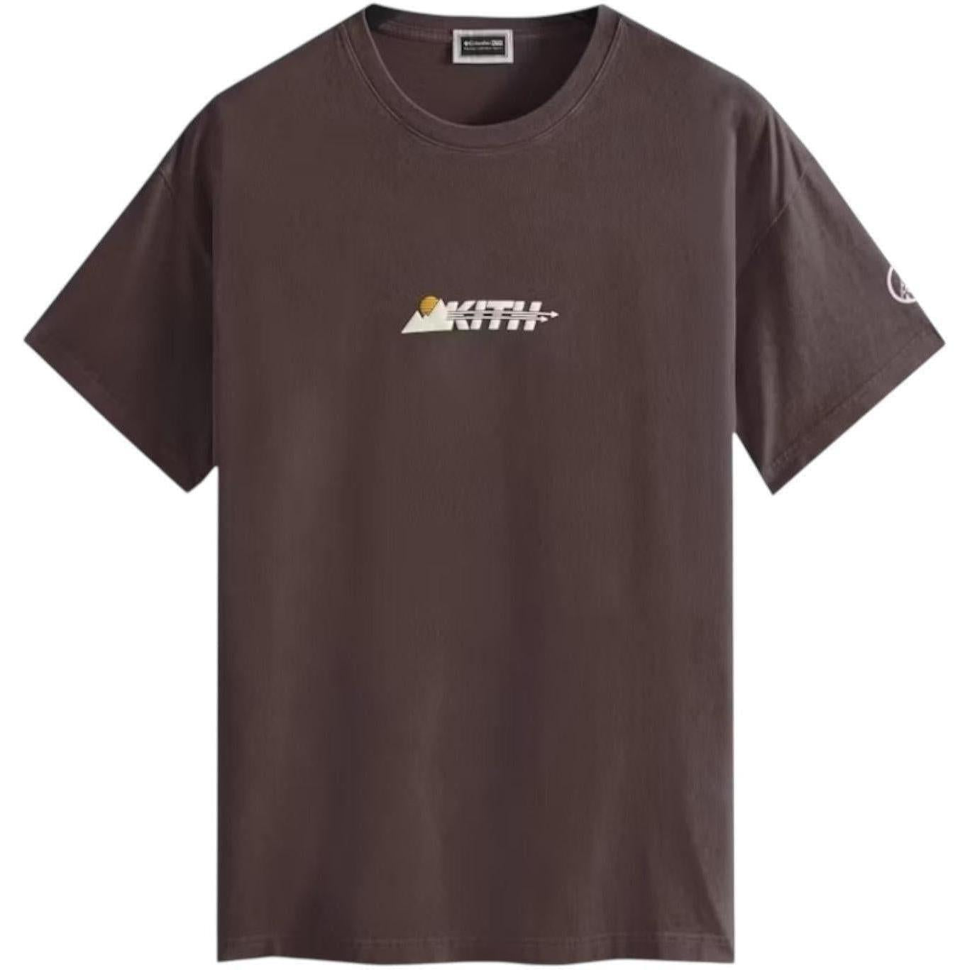 Kith Columbia Eea Rain Mountain Tee Cyber Purp