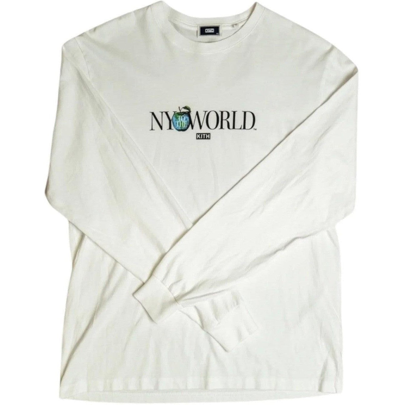 Kith NY to the World L/S T-Shirt White