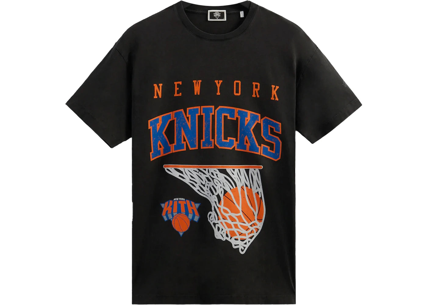 Kith Knicks Basket Tee - Black