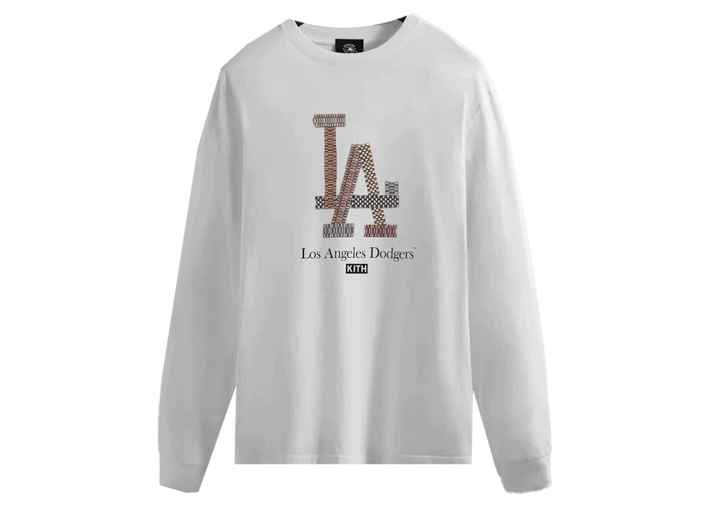 Kith Rachel Goatley LA Dodgers Long Sleeve T-Shirt White