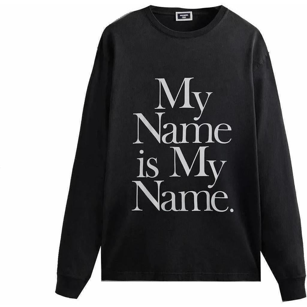Kith The Wire My Name Is My Name Vintage L/S Tee Black