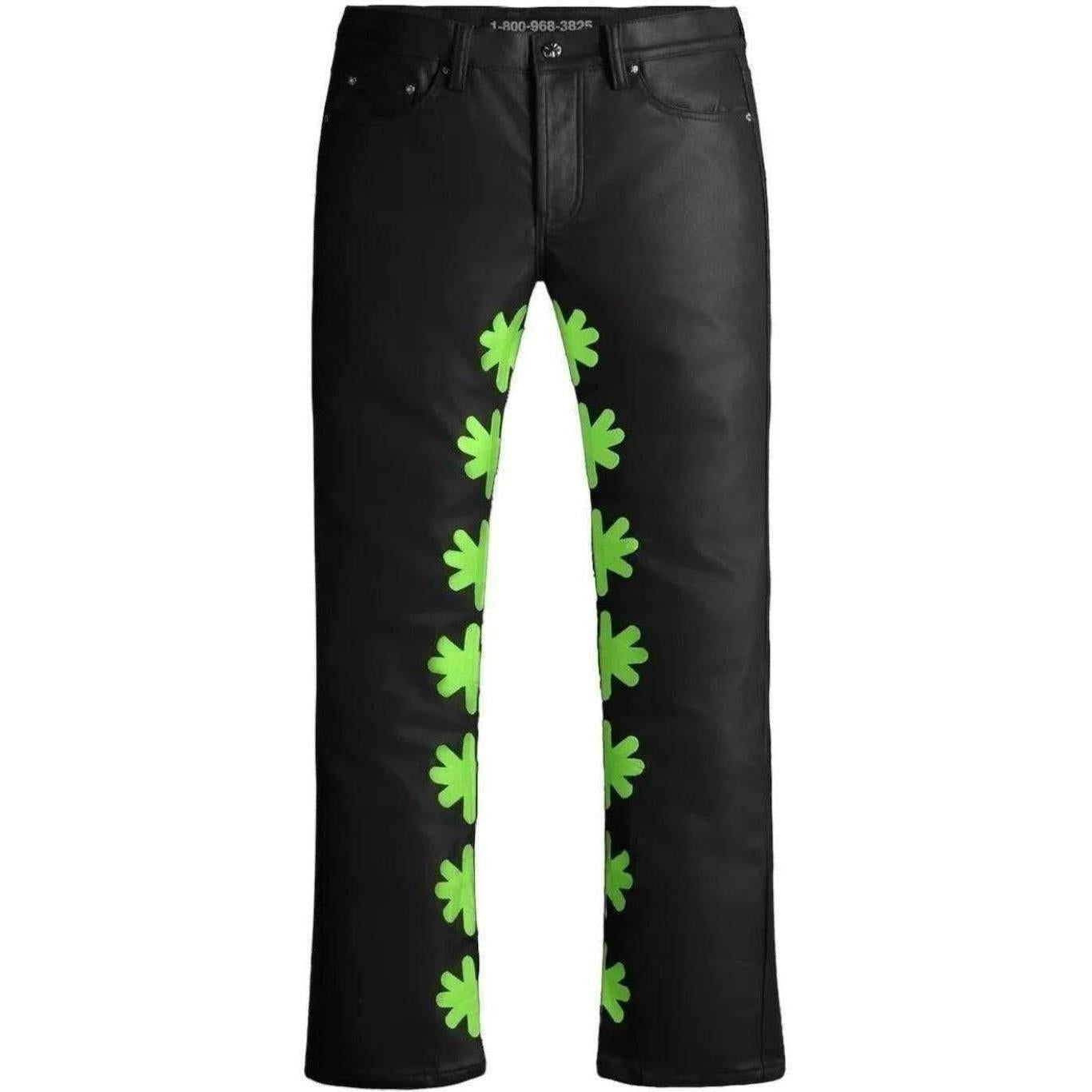 LostShdws Drkshdws Wax Pant Slime Green