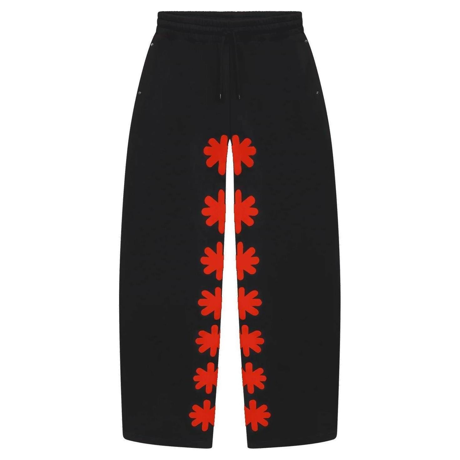 LostShdws OG Logo Sweatpants Black Red