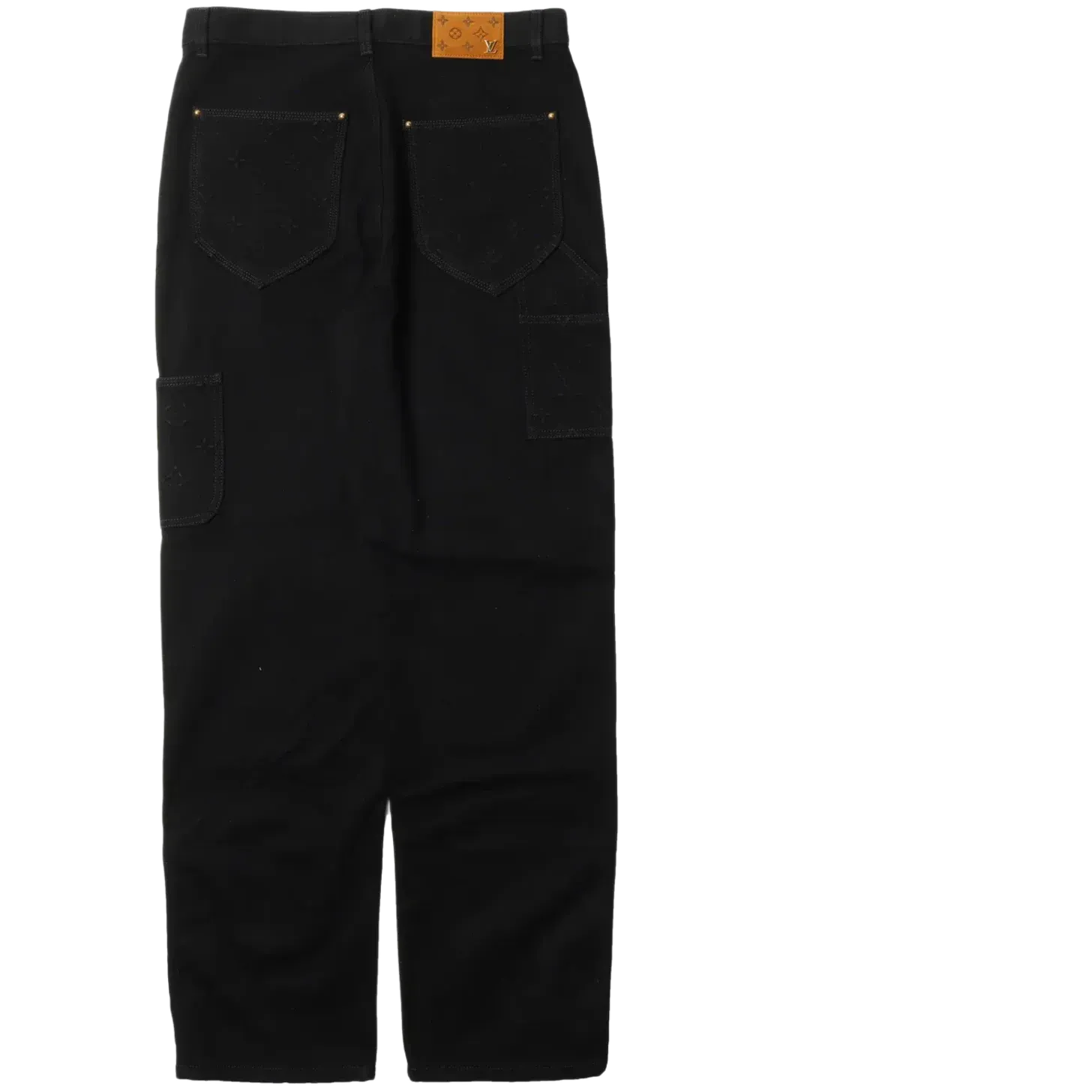 Louis Vuitton Monogram Double Knee Carpenter Pant Black