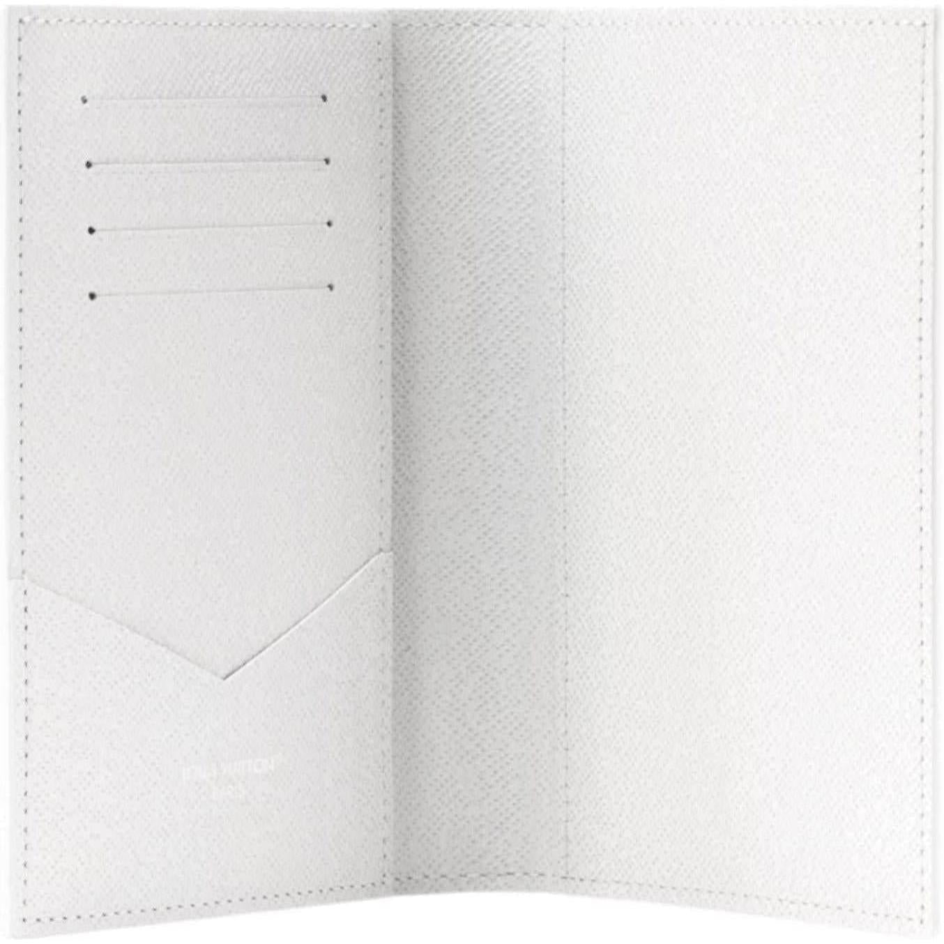 Louis Vuitton Ski Passport Cover White