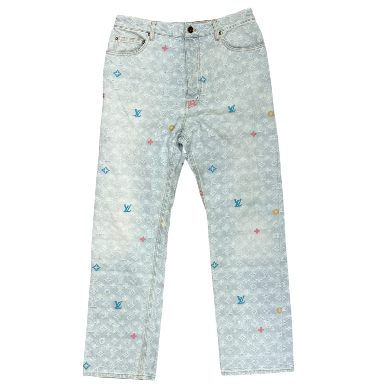 Louis Vuitton by Tyler, the Creator Monogram Denim Pants Washed Indigo