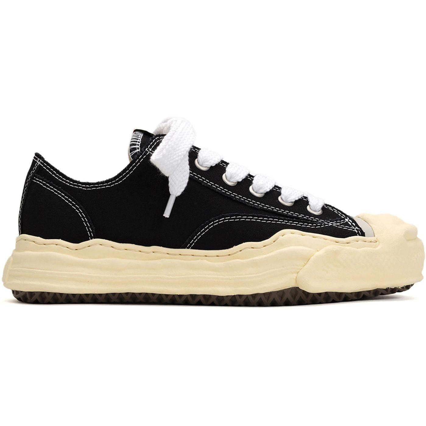 Maison Mihara Yasuhiro Hank Vintage Sole Canvas Low Black