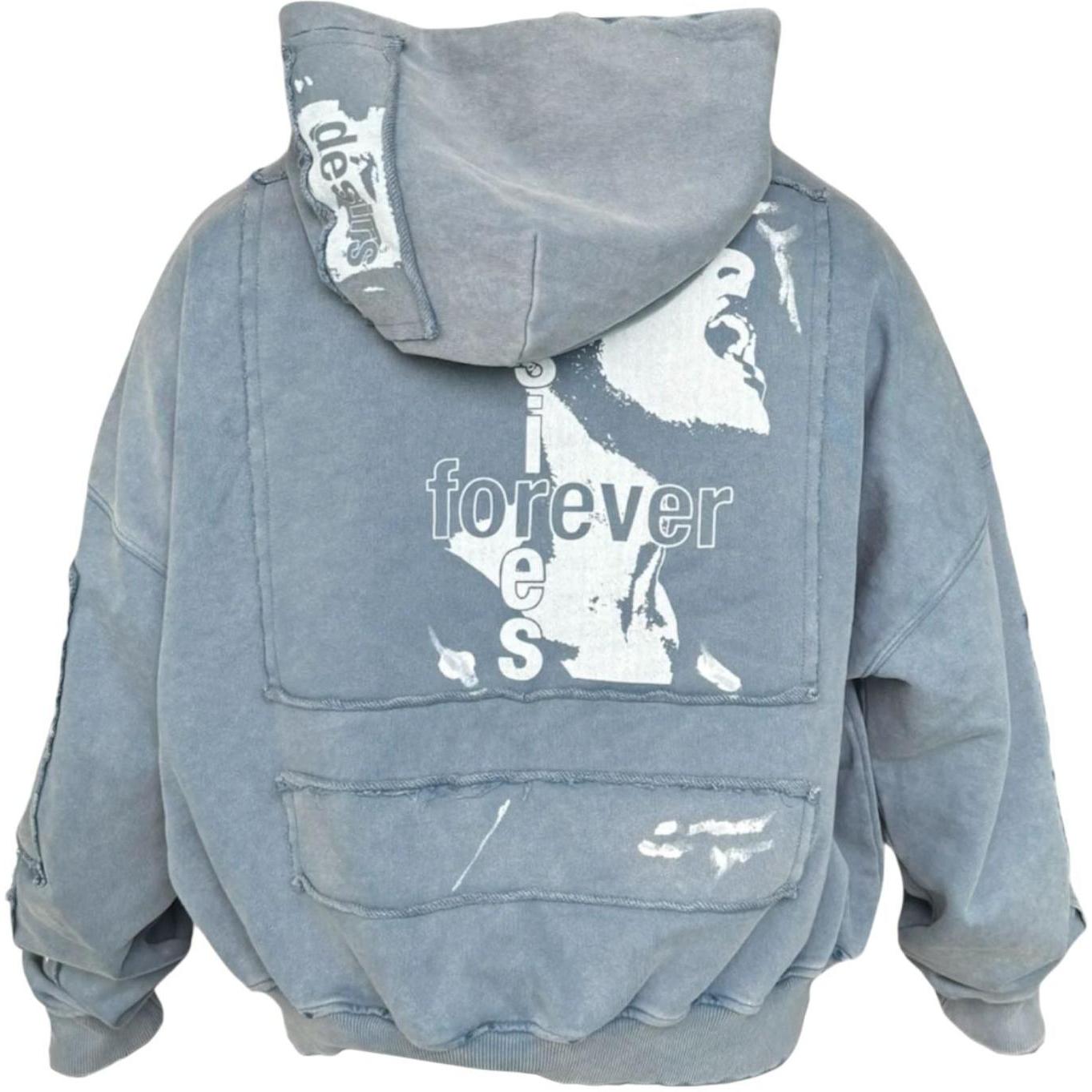 Matière de Désirs Encore Hoodie Washed Blue