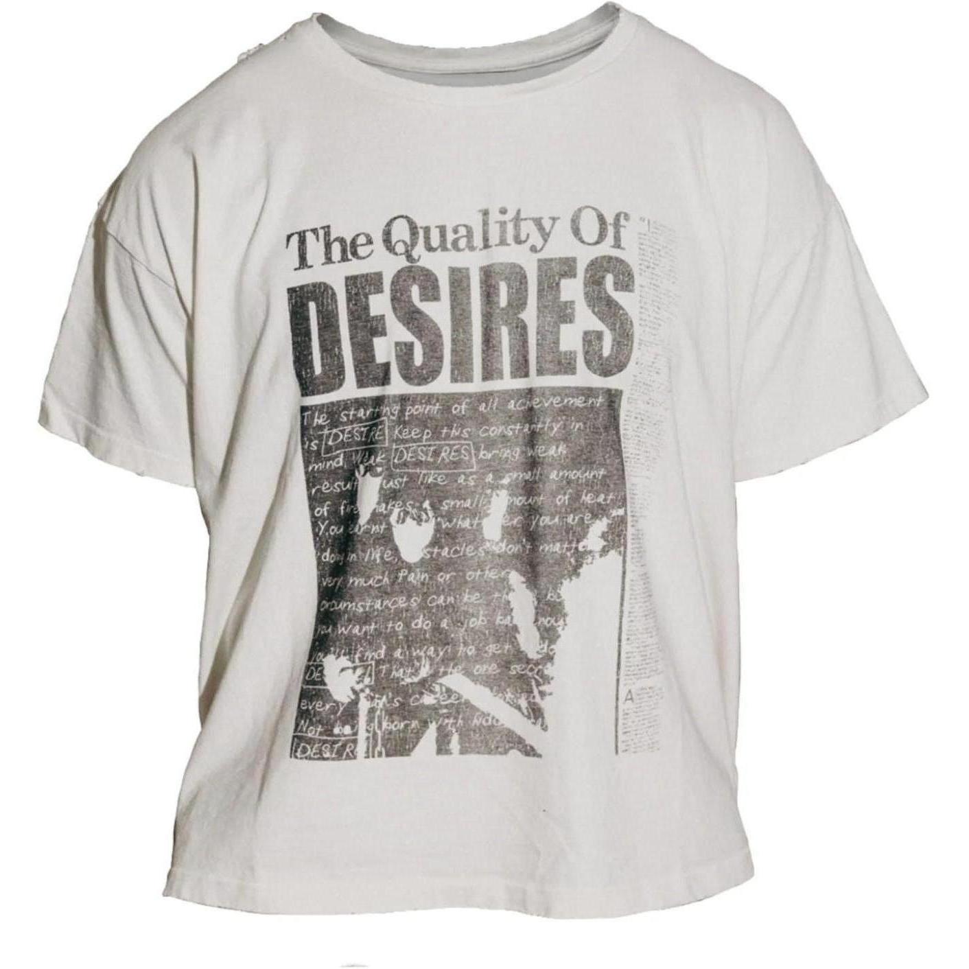 Matière de Désirs Quality of Desires T-Shirt Ivory