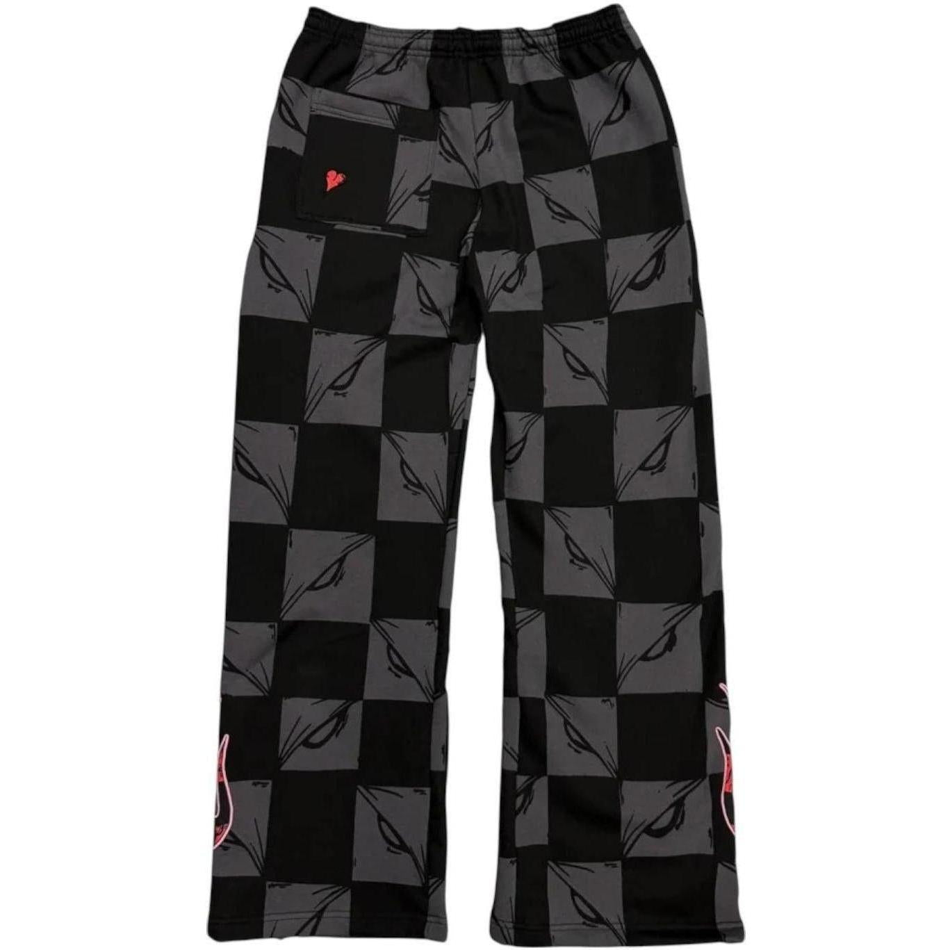 Matty Boy Anti Promo 99 Eyes ATL Flame Hooded Sweatpants Black Multi