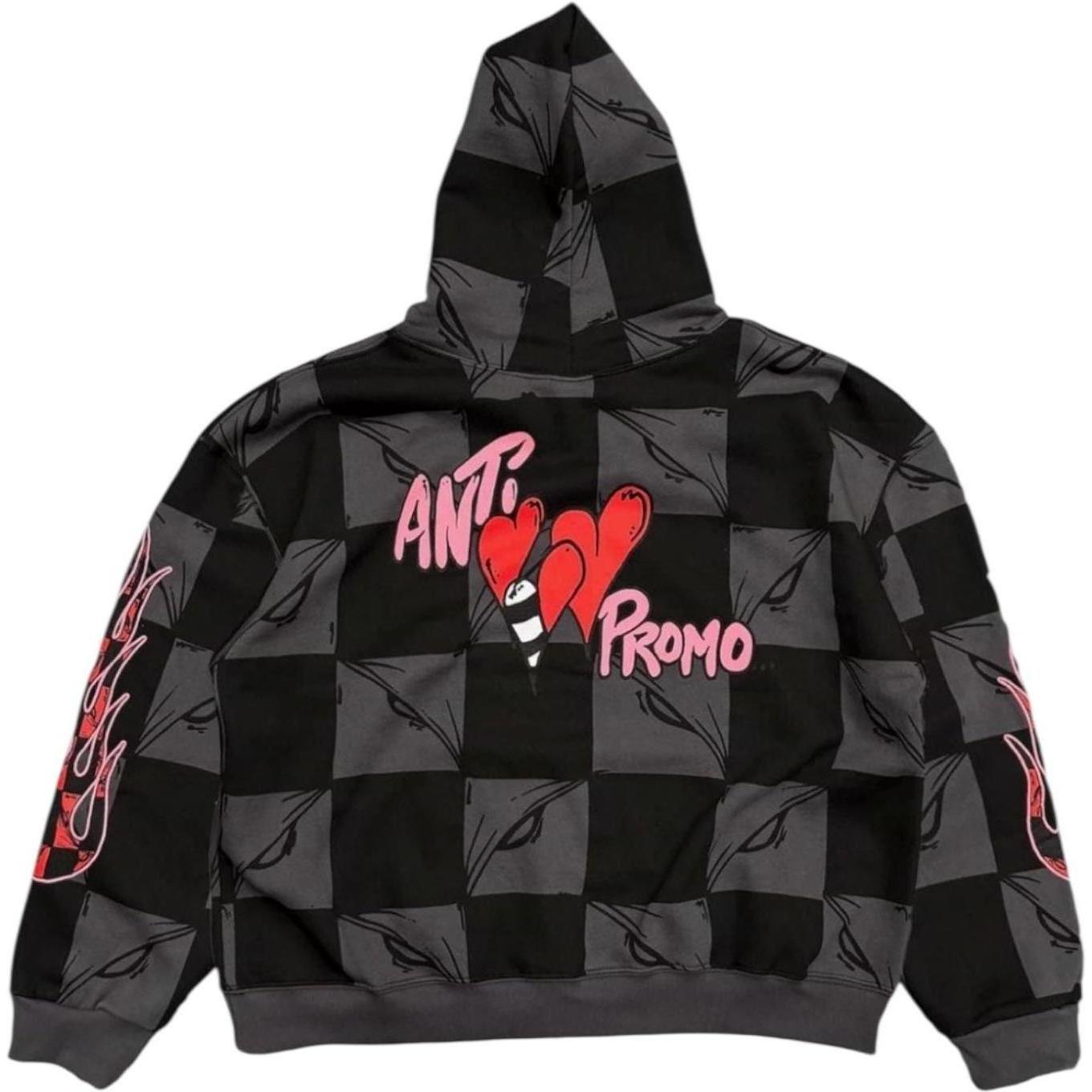 Matty Boy Anti Promo 99 Eyes ATL Flame Hooded Sweatshirt Black Multi