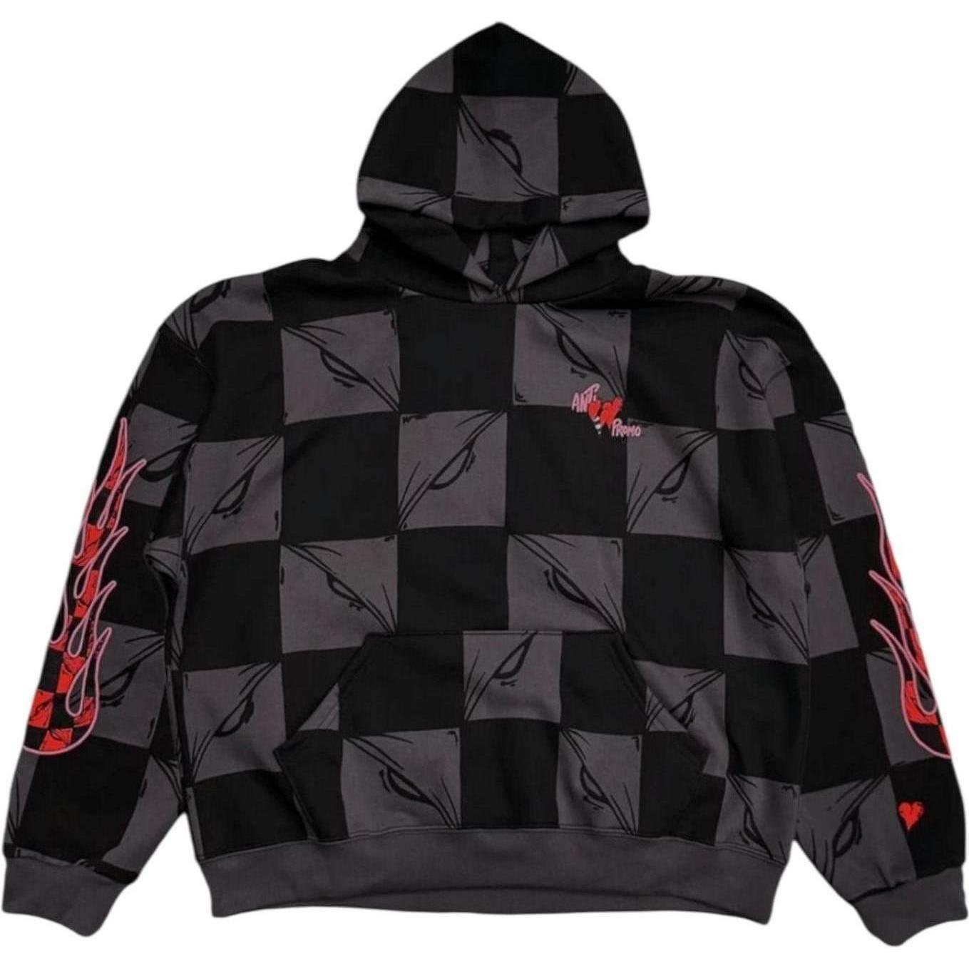 Matty Boy Anti Promo 99 Eyes ATL Flame Hooded Sweatshirt Black Multi