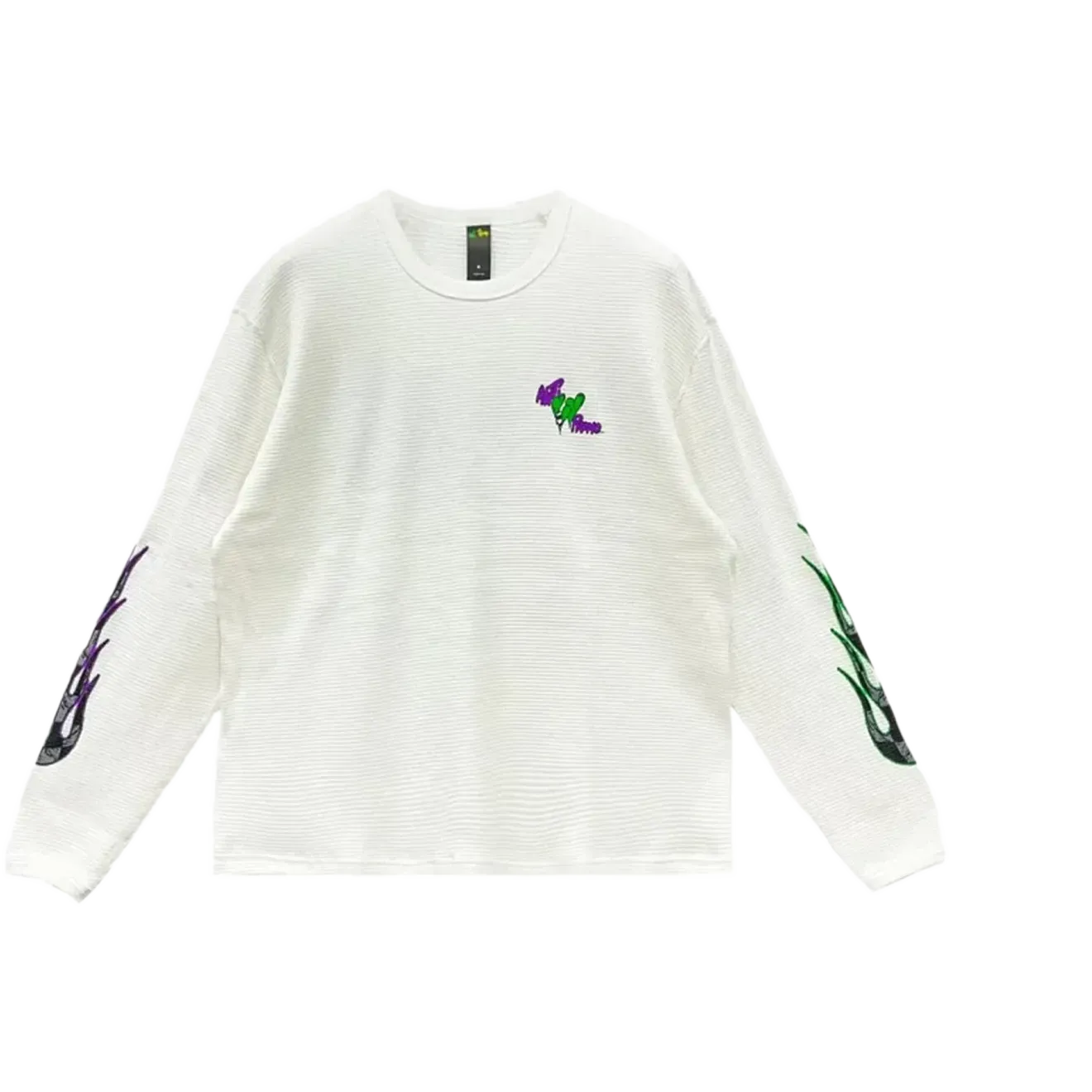 Matty Boy Anti-Promo Flames Thermal Tee White