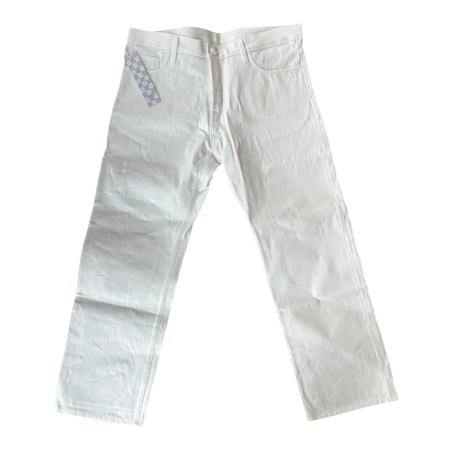 Matty Boy Anti Promo Patch Jeans White