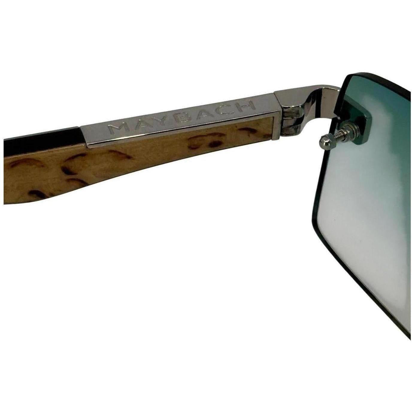 Maybach The Artist III Teal Glasses