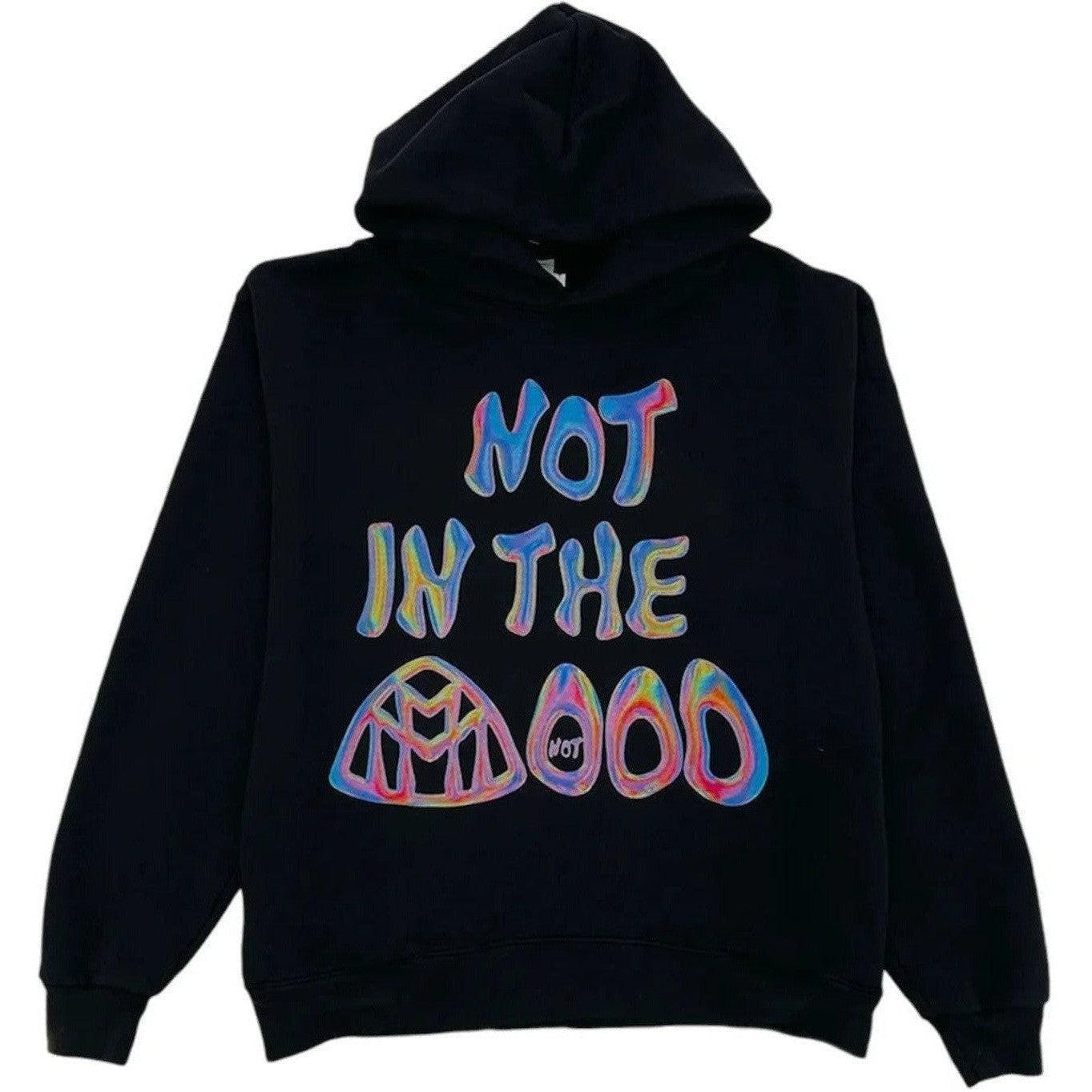 Mood Swings Holographic Hoodie Black