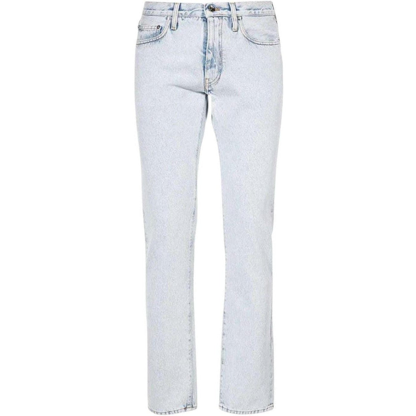 OFF-WHITE Arrow Pocket Slim Fit Jeans Bleach Blue