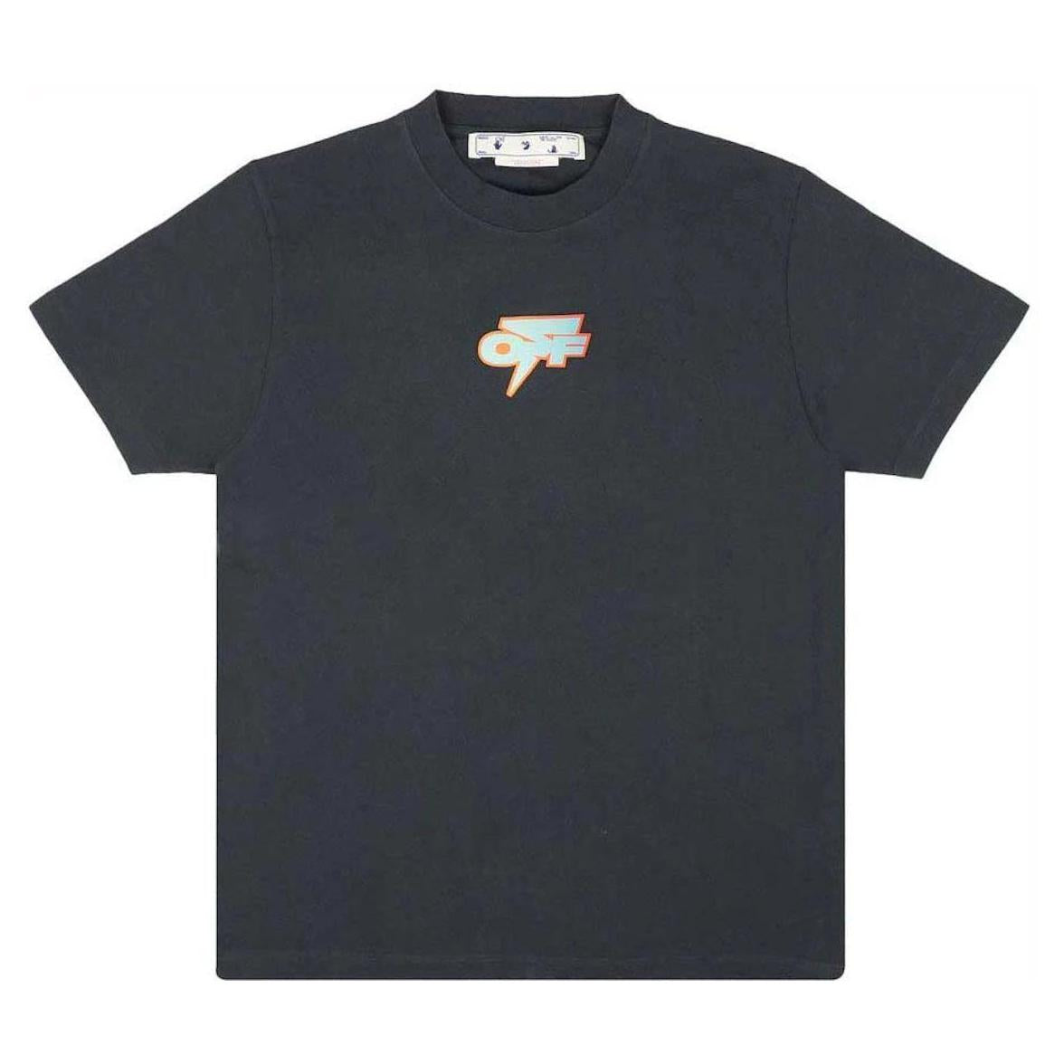 OFF-WHITE Degrade Thund Slim S/S Tee Outerspace Light