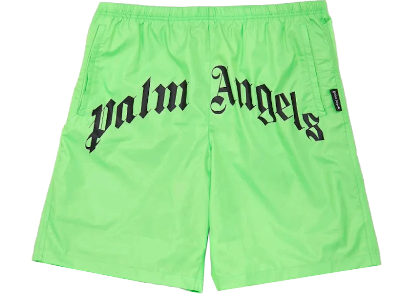 Palm Angels Swim Shorts Green Black