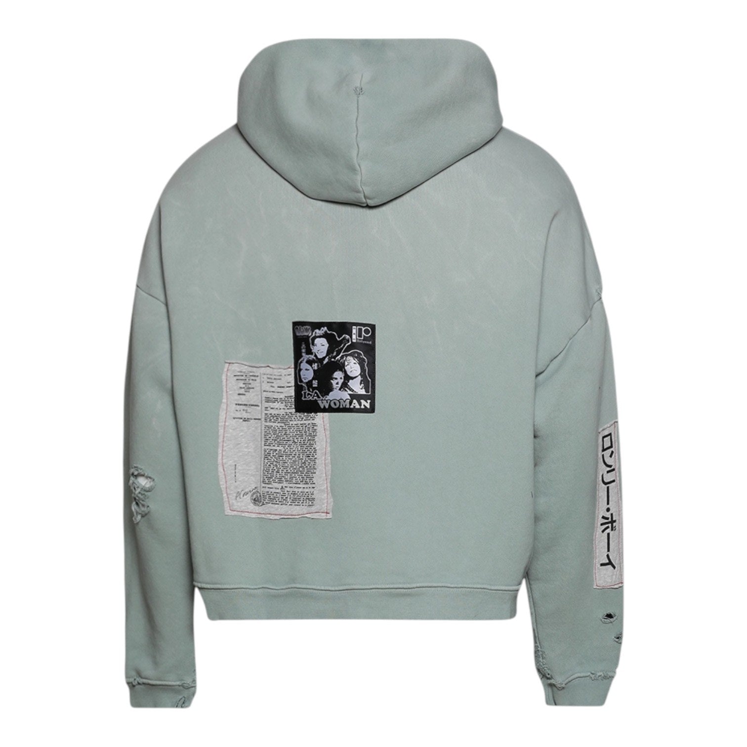 Paly Hollywood Alta Cienega Zip Up Hoodie Green