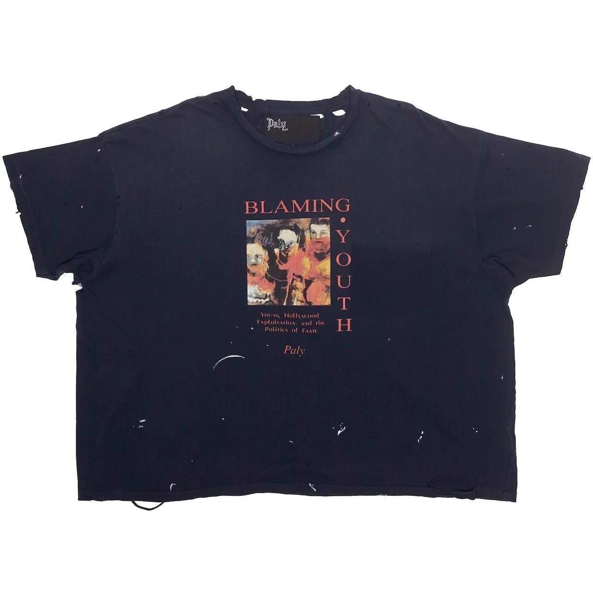 Paly Hollywood Blaming Youth T-Shirt Black
