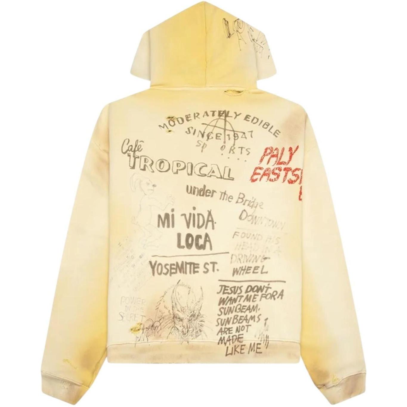 Paly Hollywood EPDS Hooded Sweatshirt Yellow