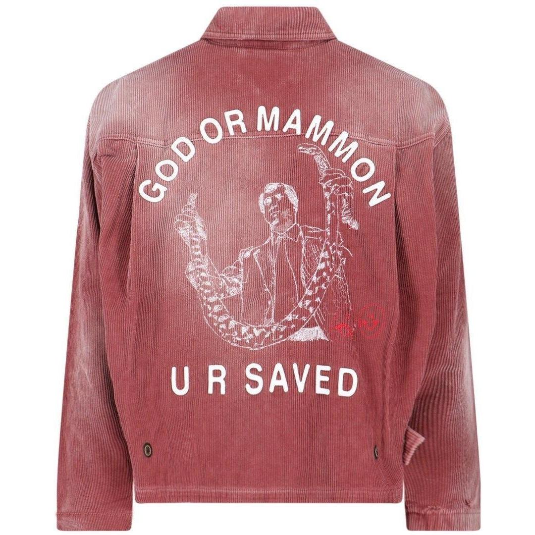 Paly Hollywood Synanon Corduroy Work Jacket Burgundy