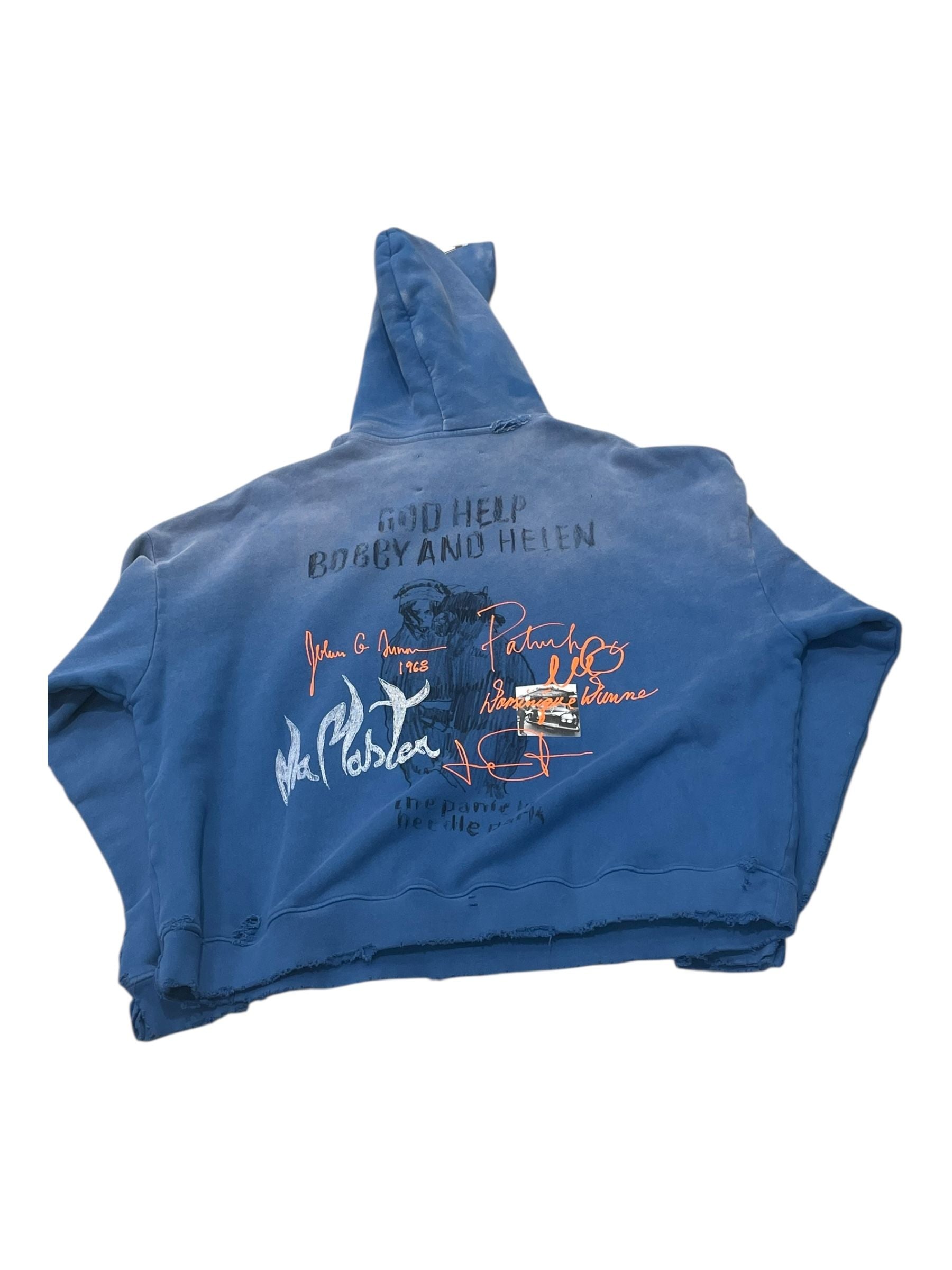 Paly Ma Maison Hooded Sweatshirt Blue