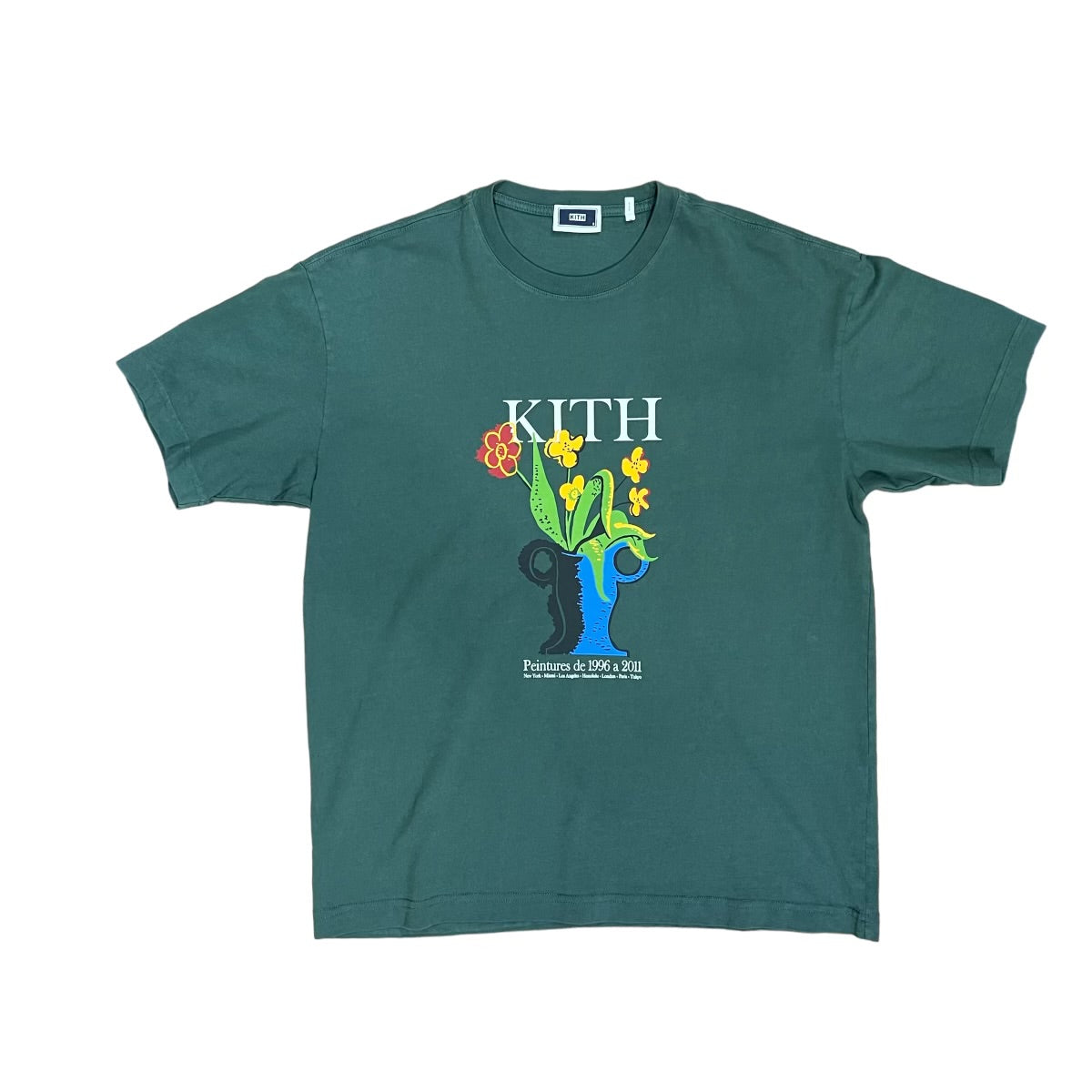 Kith Peintures T-Shirt Green