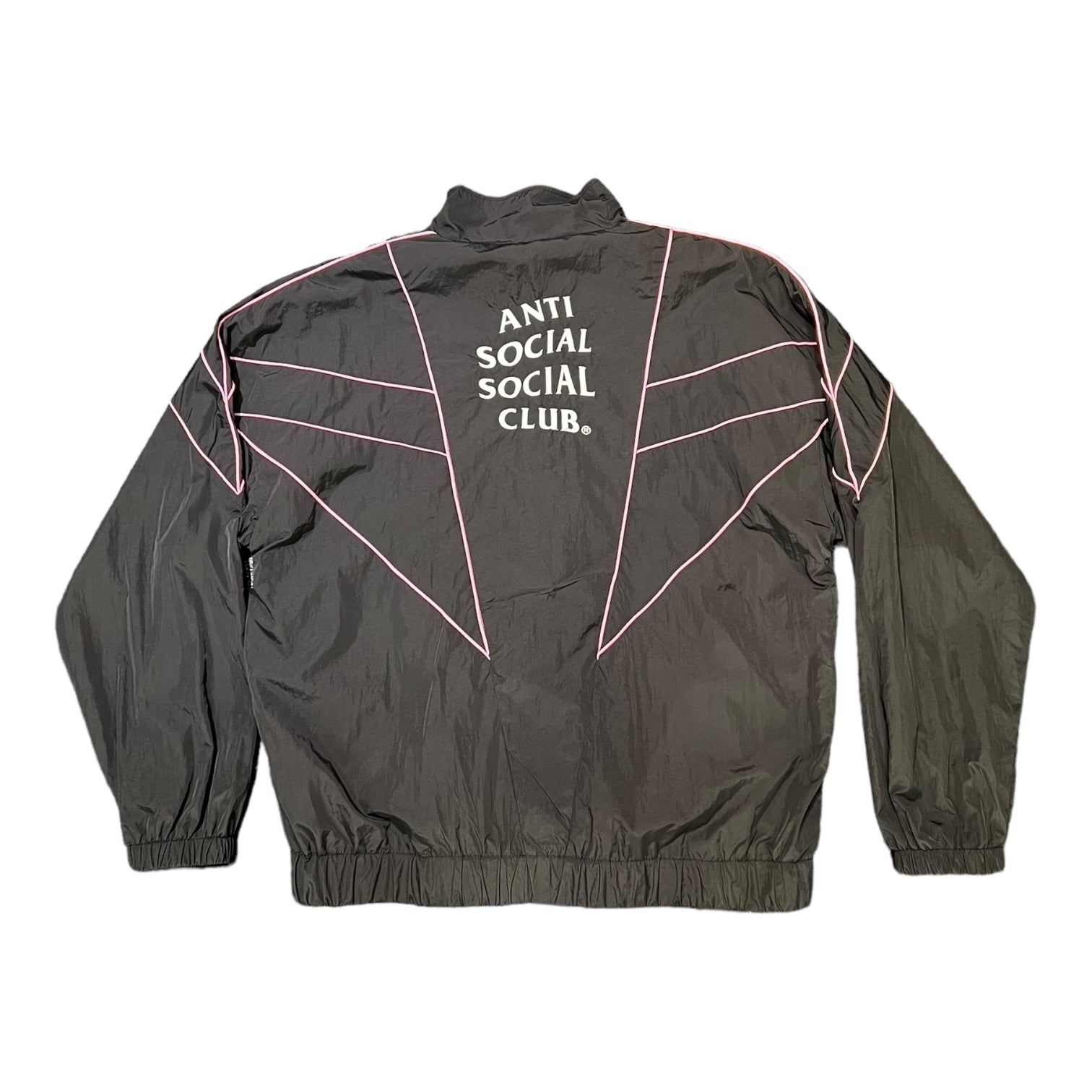 Anti Social Social Club ASSC Torn Apart Track Jacket Black