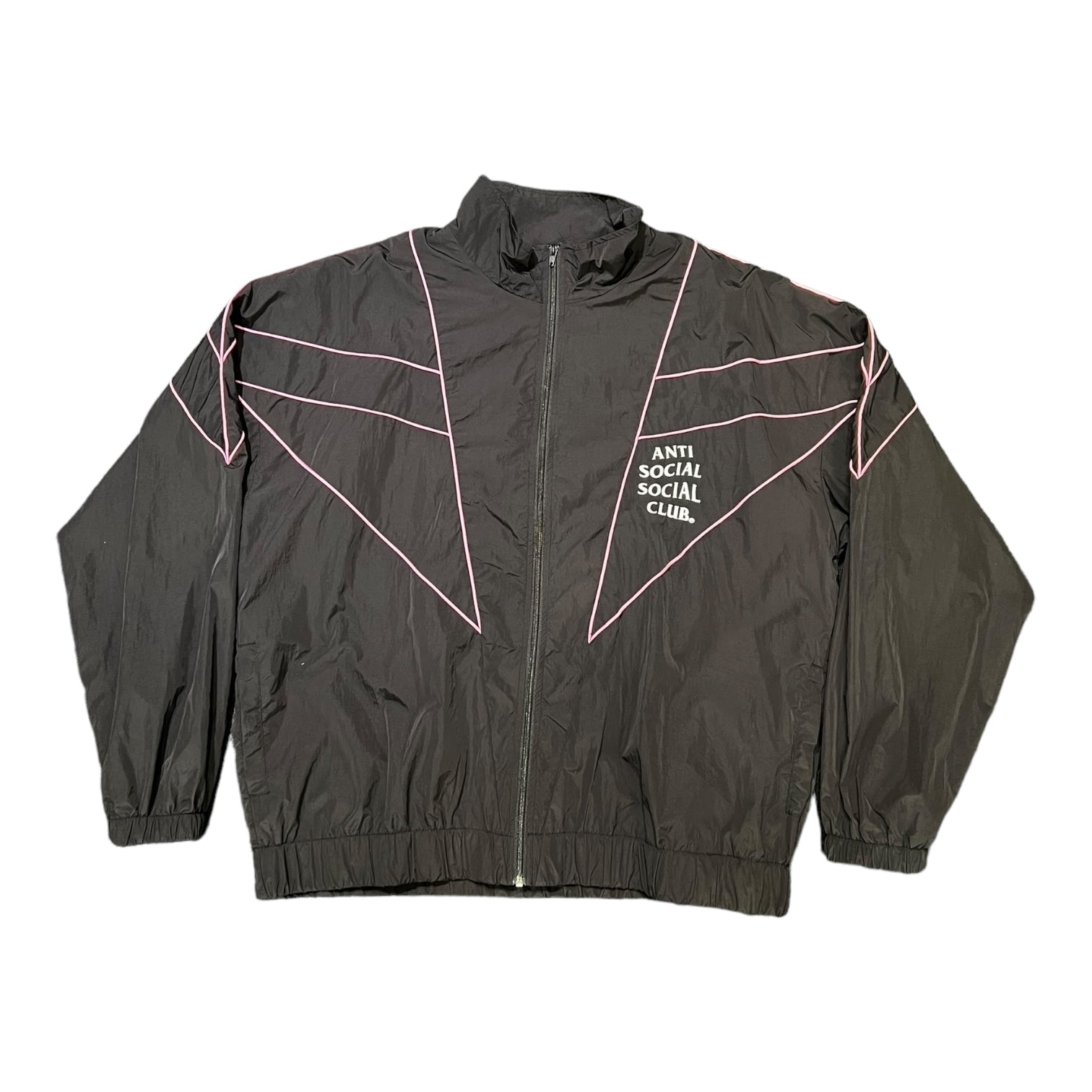 Anti Social Social Club ASSC Torn Apart Track Jacket Black