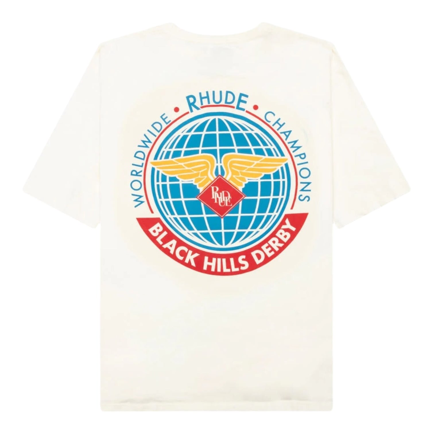 Rhude Worldwide T-Shirt Vintage White