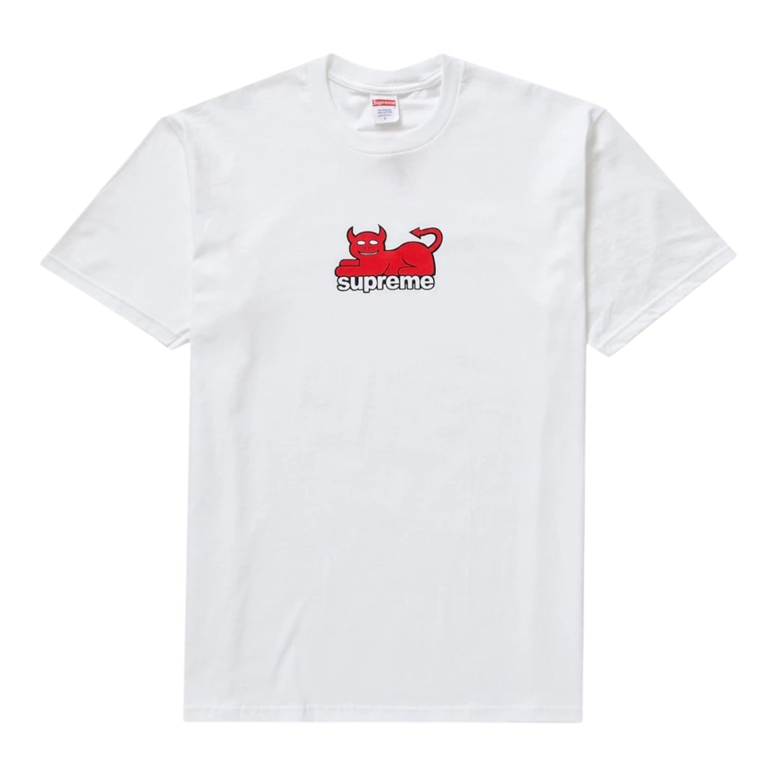 Supreme Toy Machine Devil Cat T-Shirt White