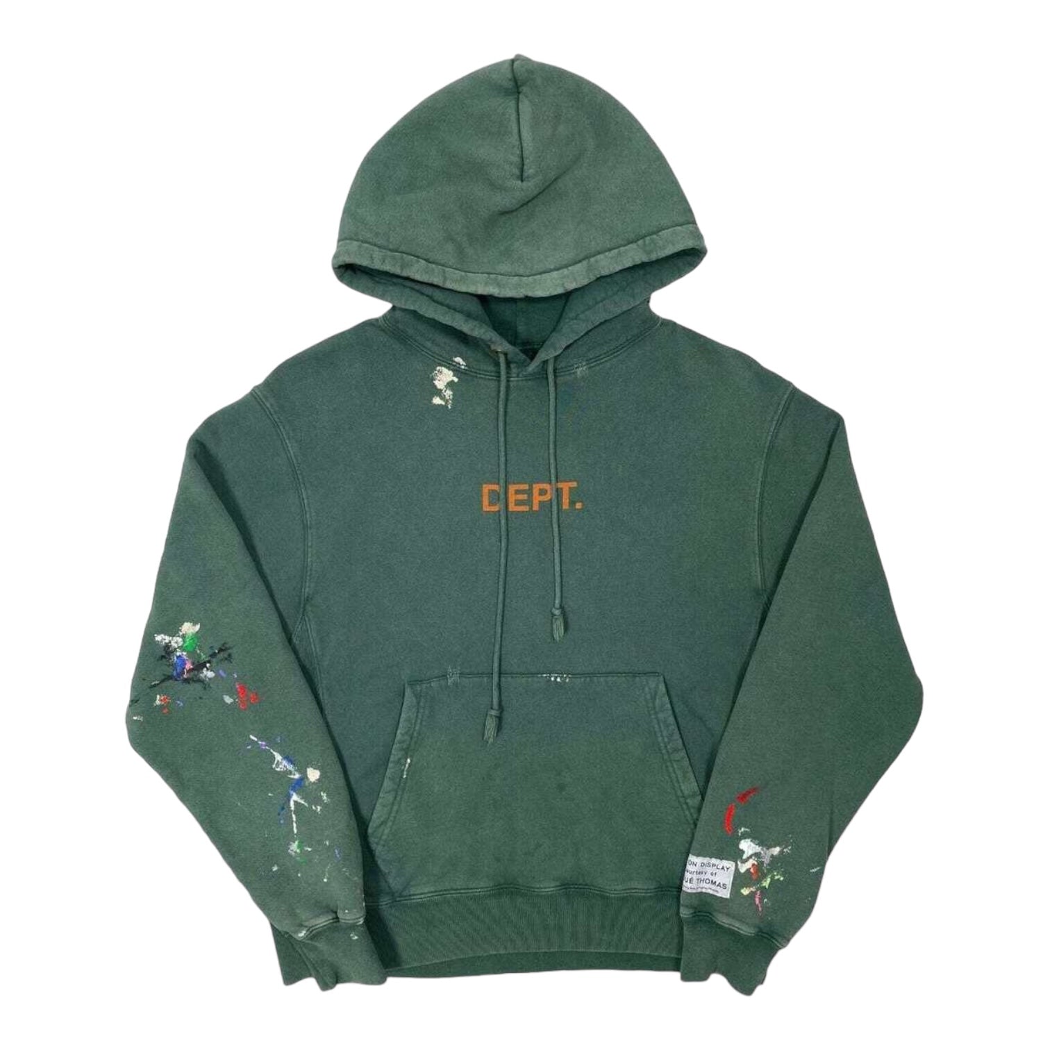 Gallery Dept. Center Logo Hoodie Painted Forest Green