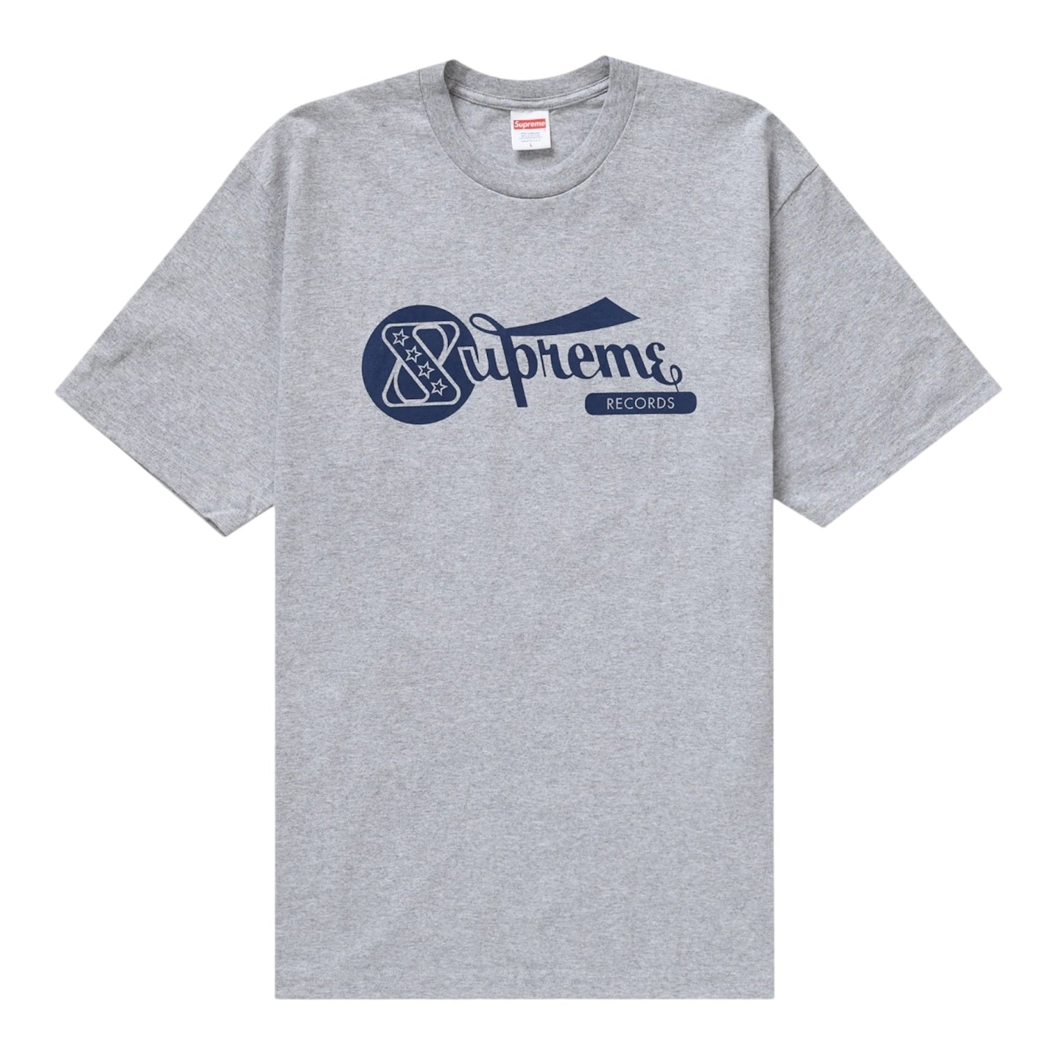 Supreme Records T-Shirt Heather Grey