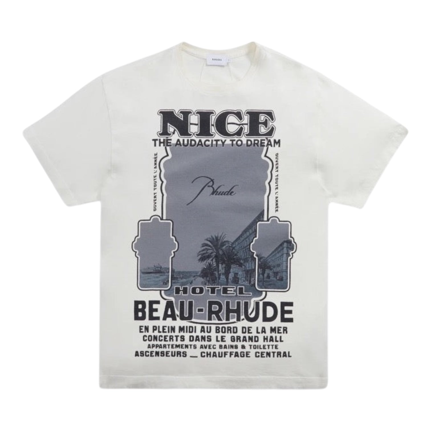 Rhude Nice T-Shirt Vintage White