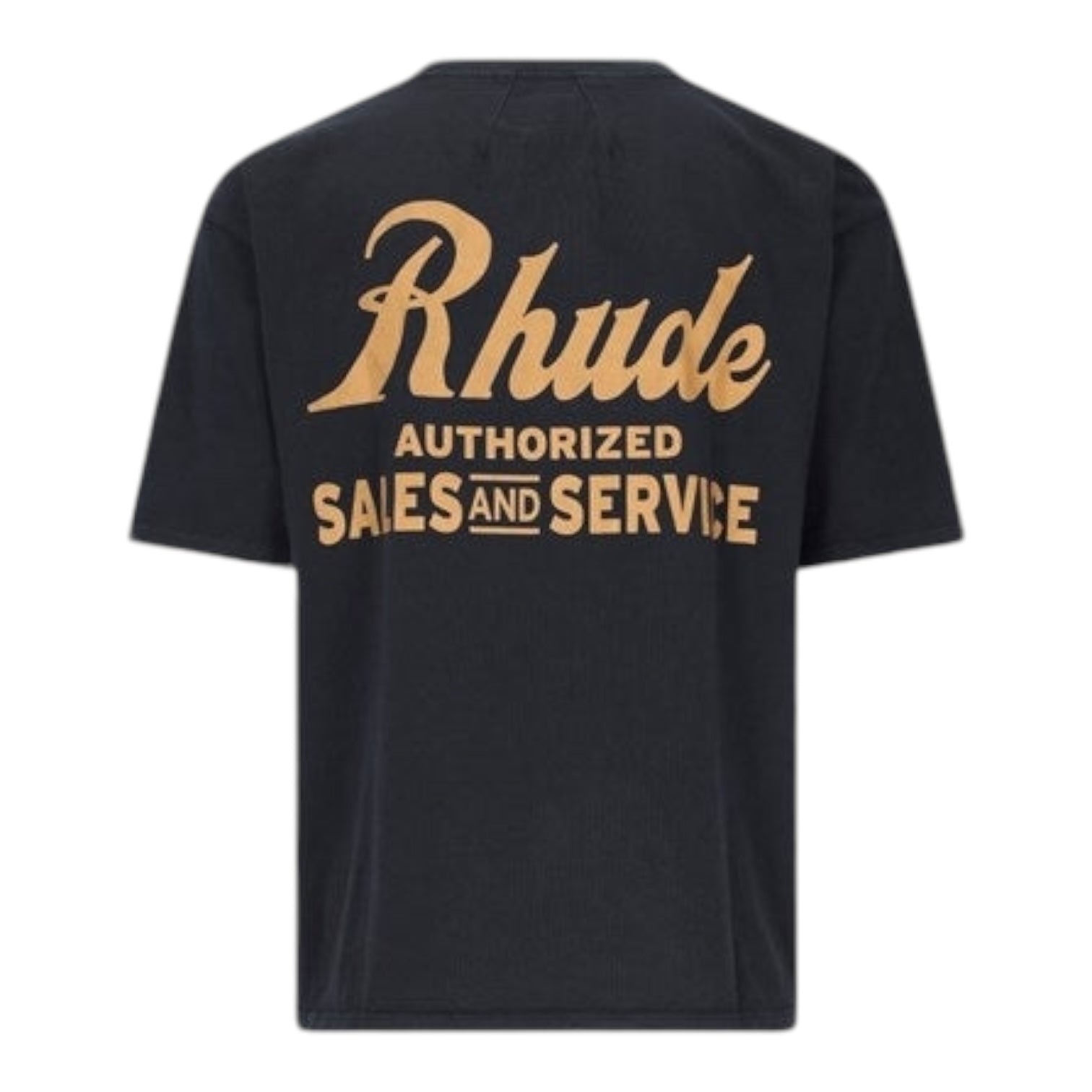 Rhude Sales and Service T-Shirt Vintage Black