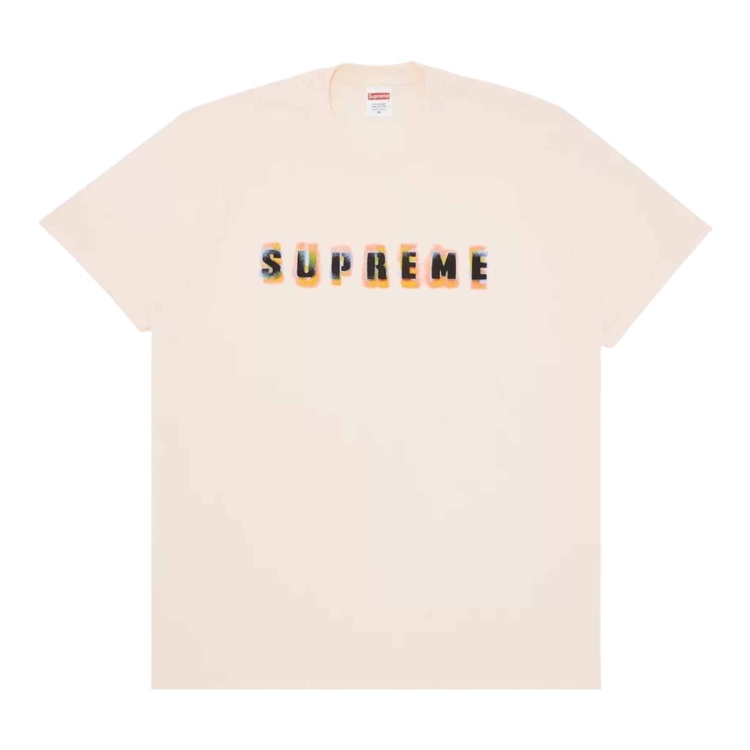 Supreme Stencil T-Shirt Pale Pink