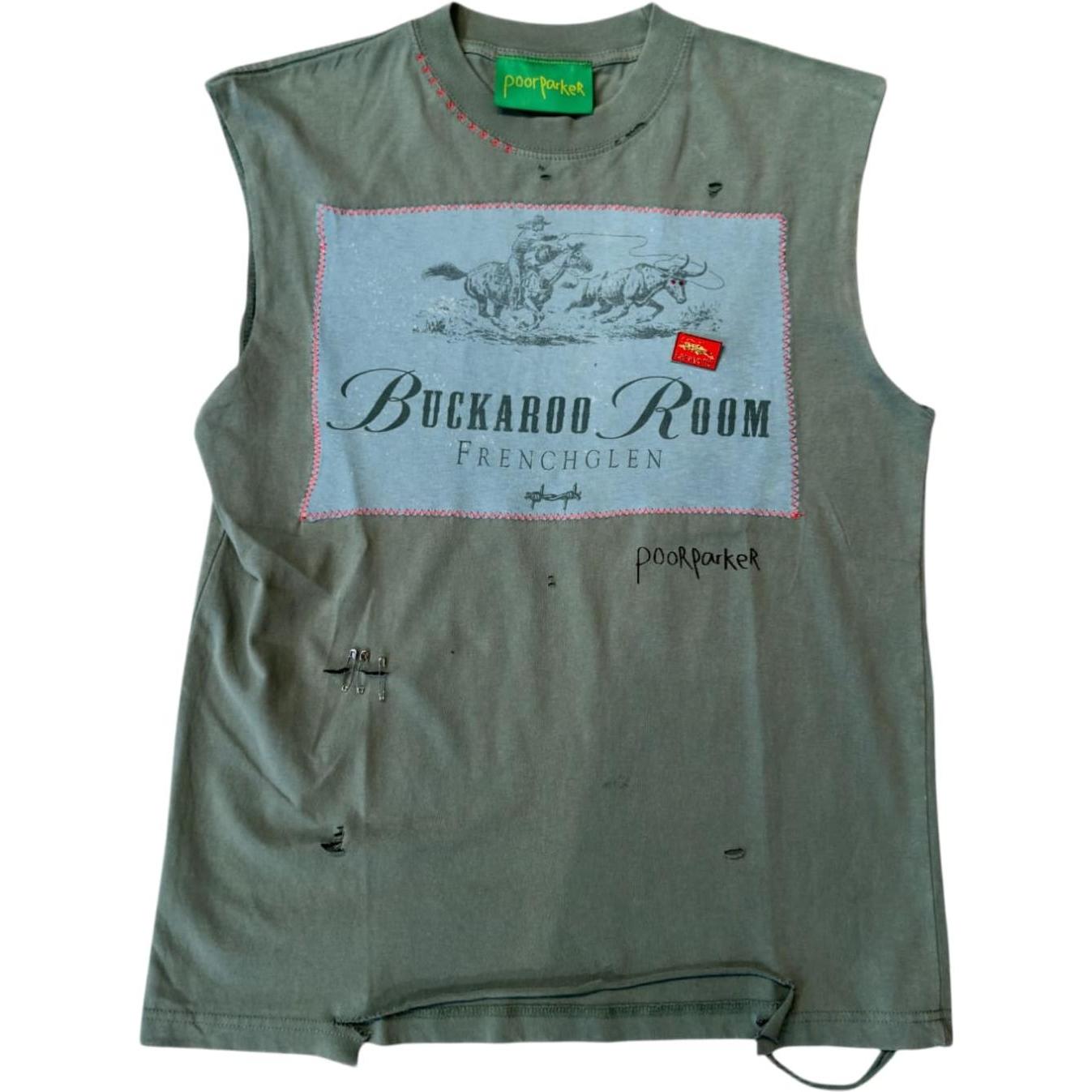 Poor Parker Vintage Buckaroo Room One Of One Cut-Off T-shirt