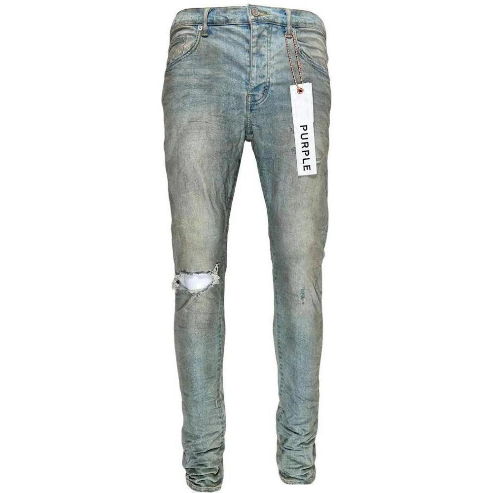 Purple Brand Light Dirty Wax Jeans Light Indigo