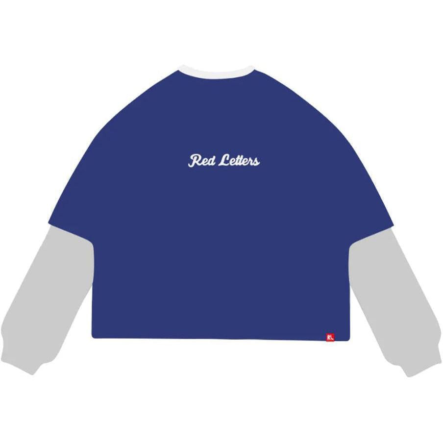 Red Letters Angels Dove Thermal Layer T-Shirt Blue