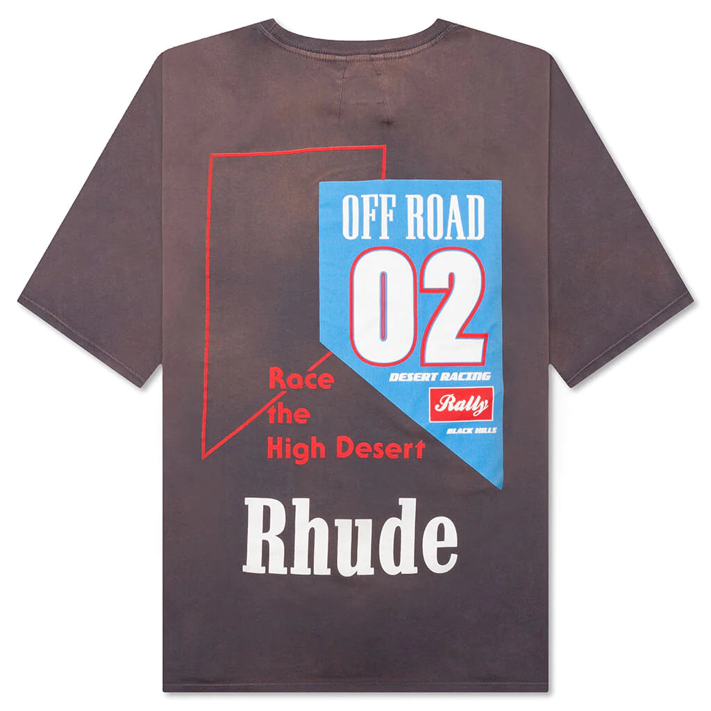 Rhude 02 T-Shirt Vintage Grey