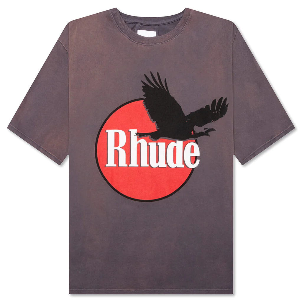 Rhude Eagle Logo T-Shirt Vintage Grey