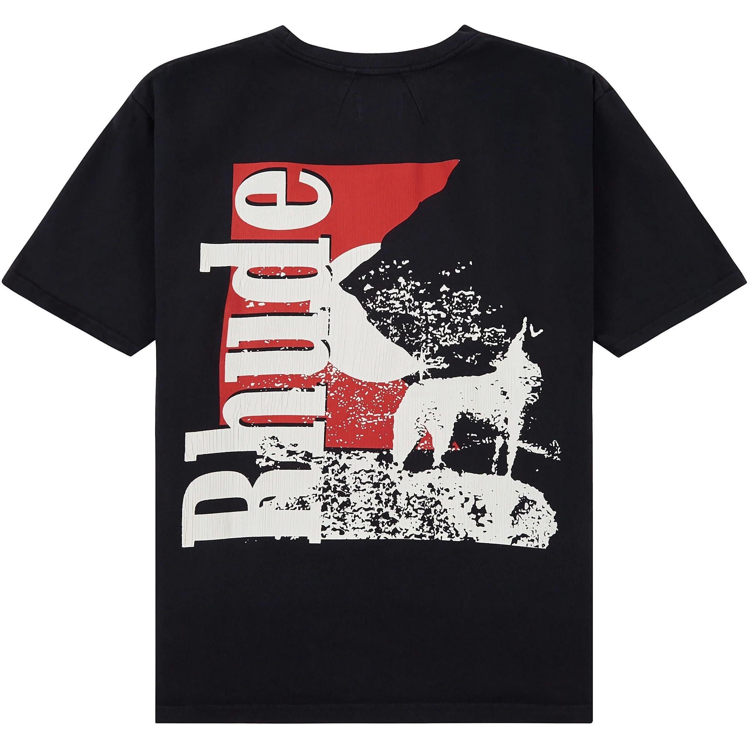 Rhude Moonlight Pocket T-Shirt Black Red