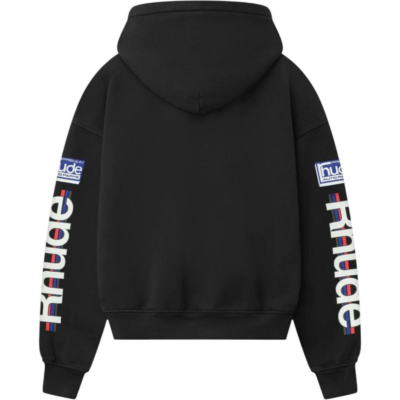 Rhude Petrol Patch Hoodie Black