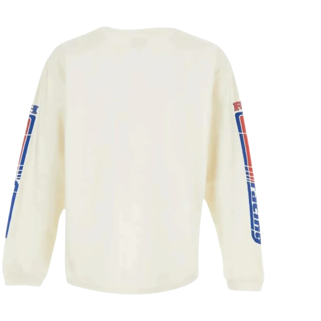 Rhude Split Petrol Logo Mesh L/S Tee Vintage White/Red