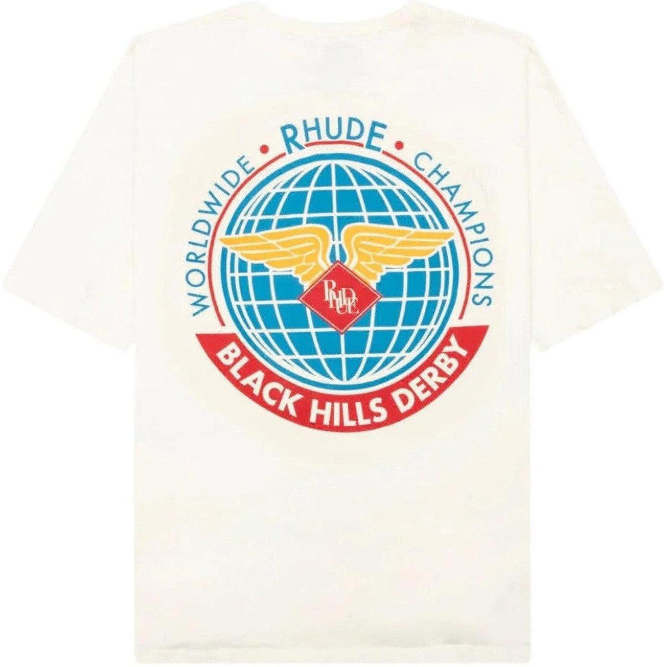 Rhude Worldwide T-Shirt Vintage White