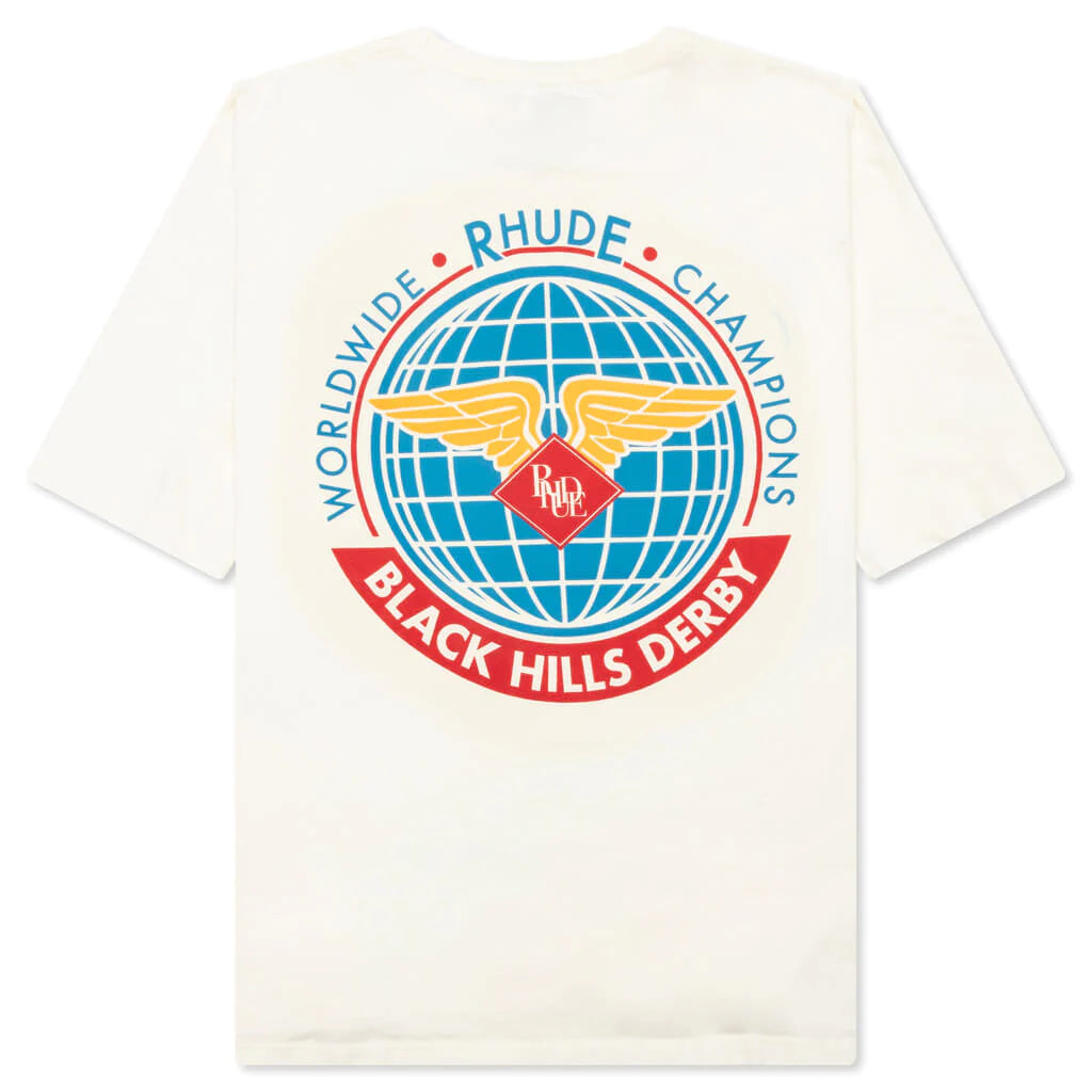 Rhude Worldwide T-Shirt Vintage White
