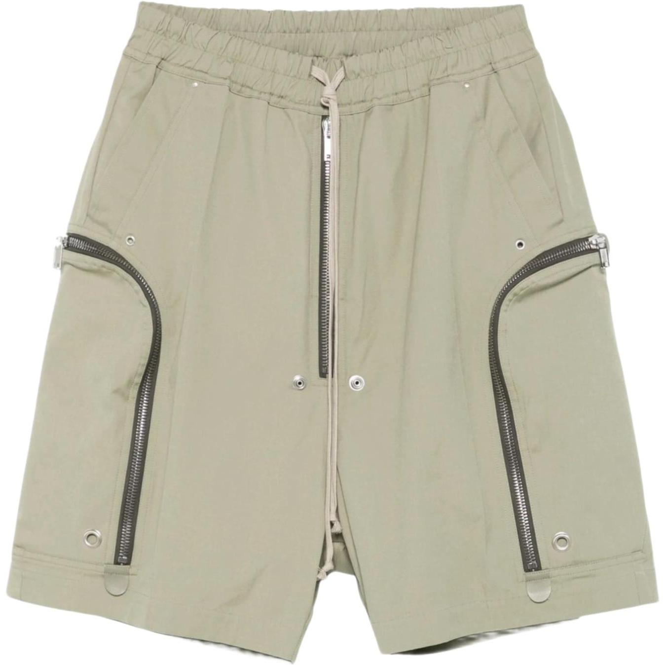Rick Owens Bauhaus Bela Cargo Shorts Celadon