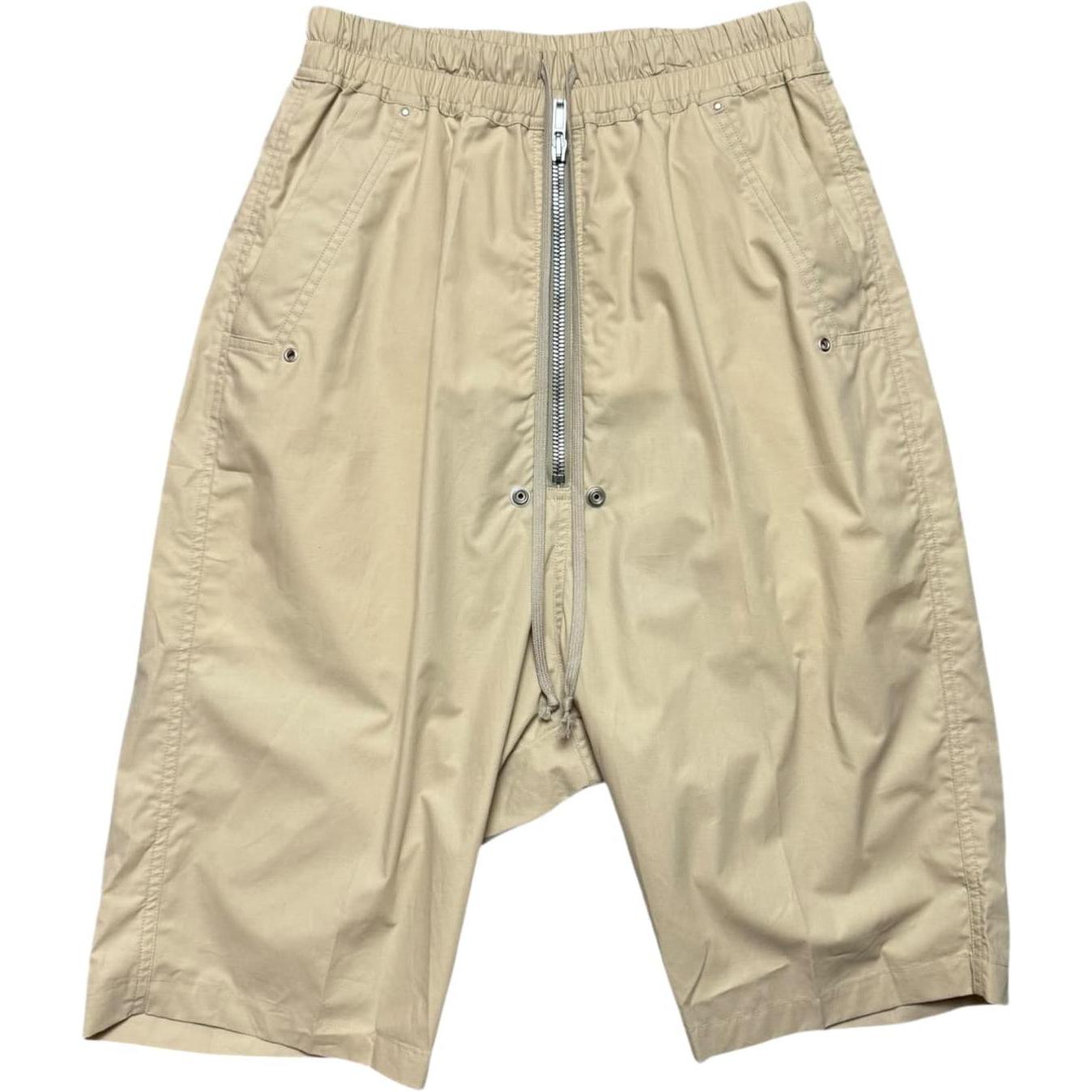 Rick Owens Beige Temple Bela Pods Shorts